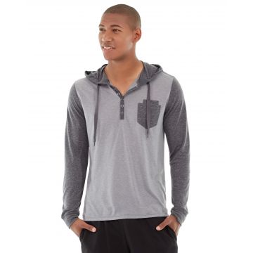 Chaz Kangeroo Hoodie-XS-Gray